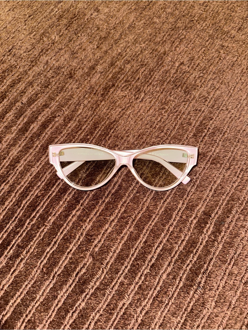 Le Specs retro Pink Cat-Eye sunglasses